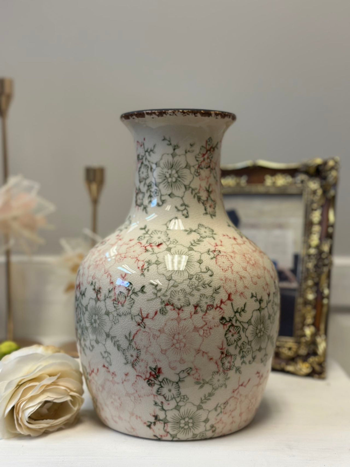 Floral Ceramic Vases