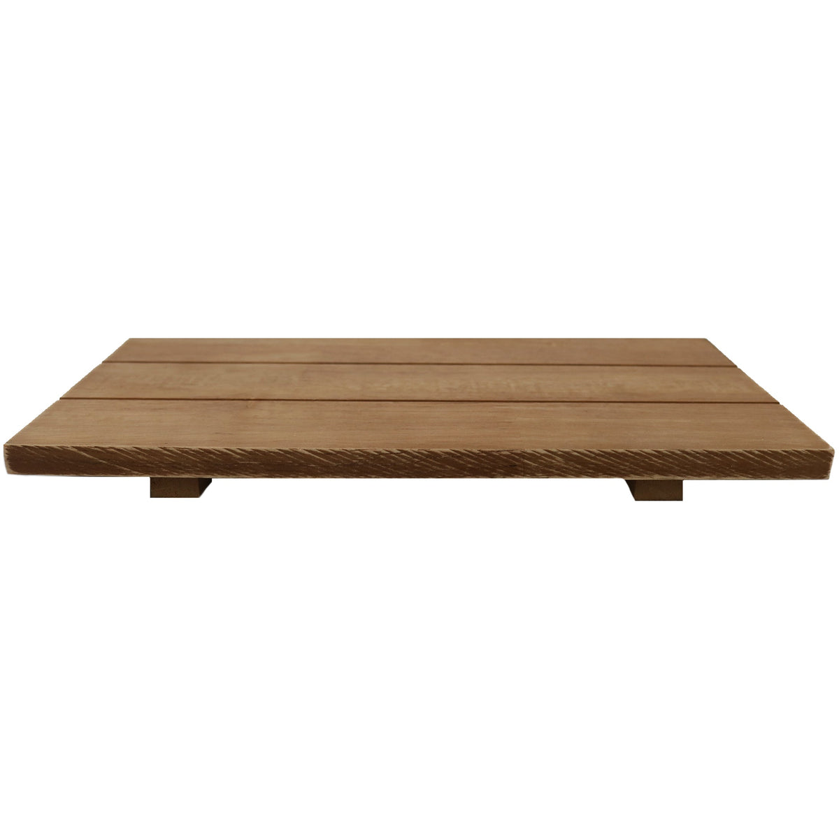Vassoio rettangolare in legno naturale