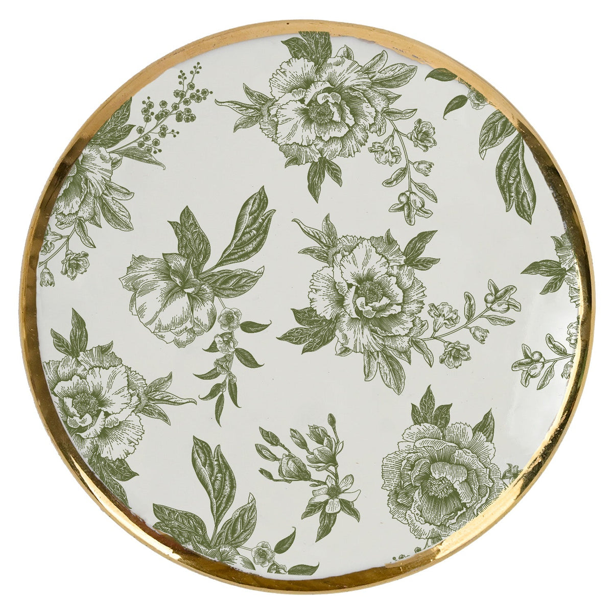 Svuotatasche verde di Delft con coperchio