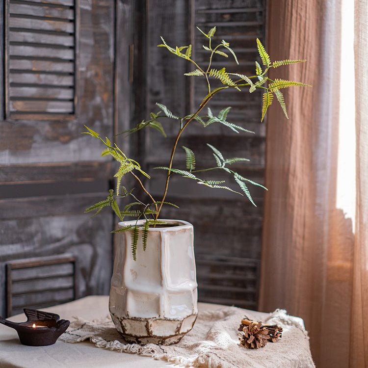 Stelo di felce artificiale biforcato