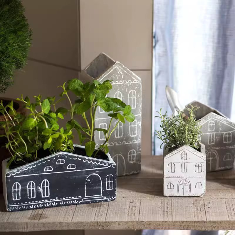 Jardinières en argile TinyHome
