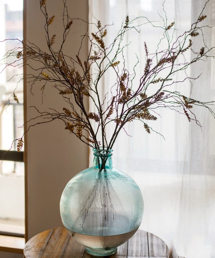 Tige de plante artificielle Ling Yu séchée, 119 cm de hauteur