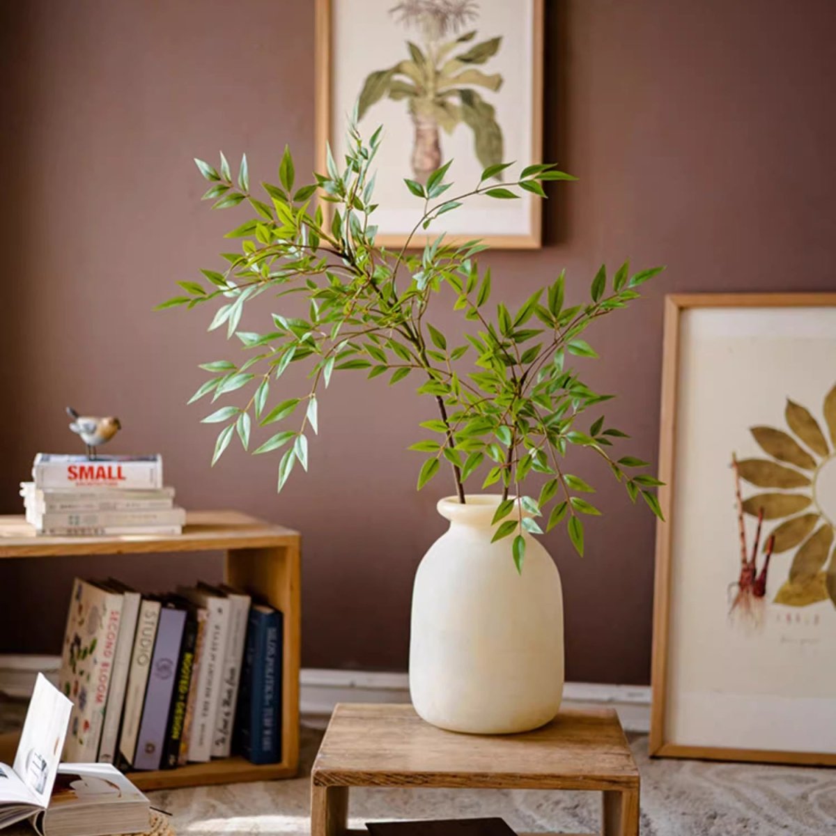 Stelo di foglie di Nandina verde