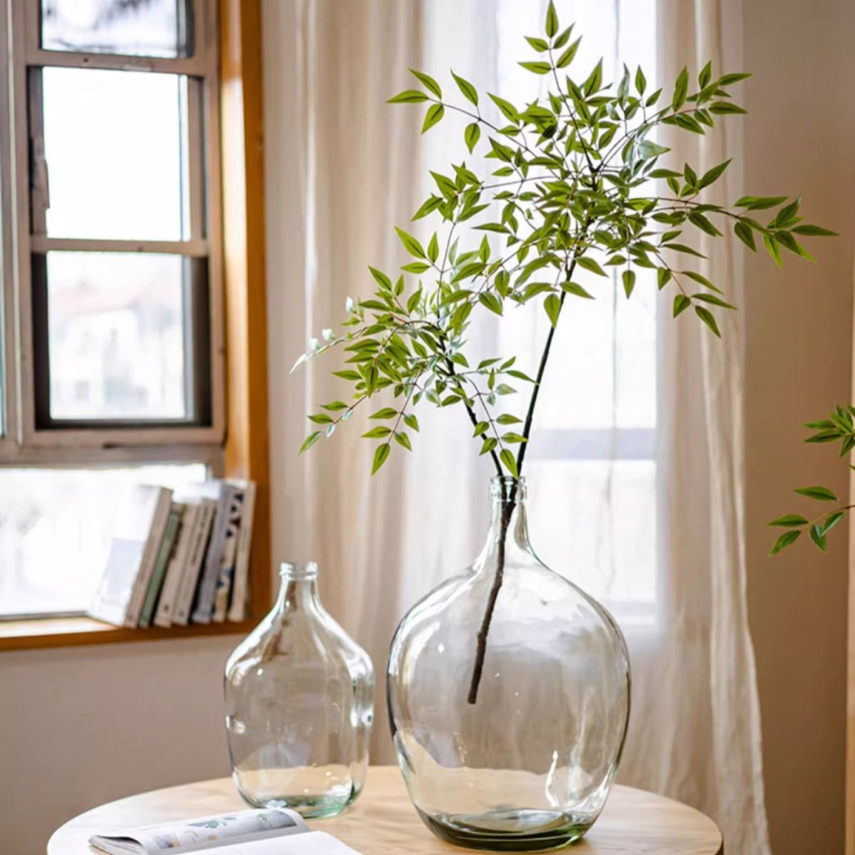 Stelo di foglie di Nandina verde