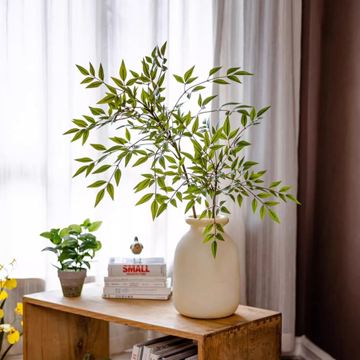 Stelo di foglie di Nandina verde