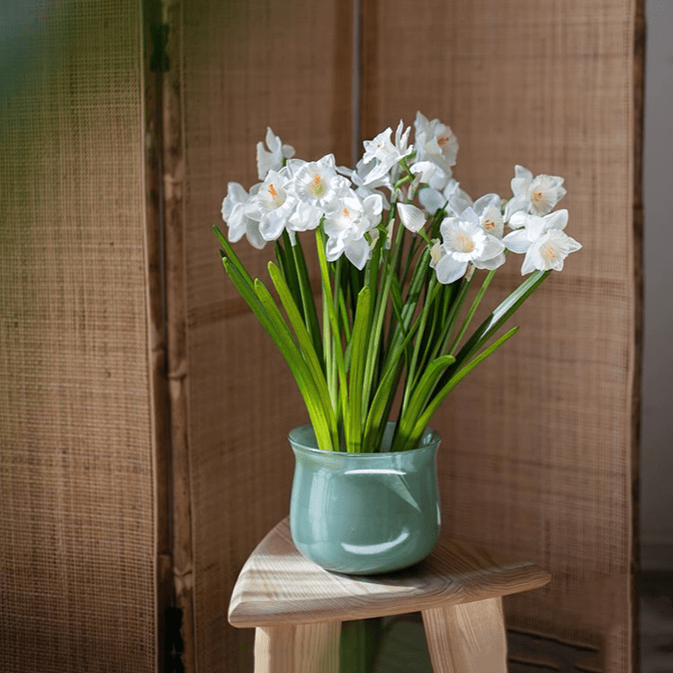 Vase bas en verre Ruhai