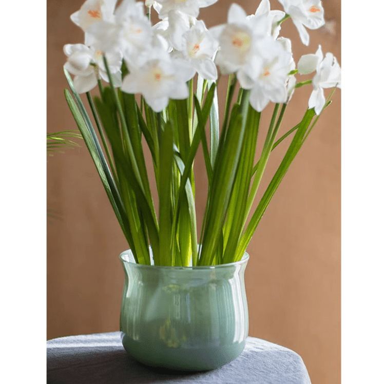 Vase bas en verre Ruhai