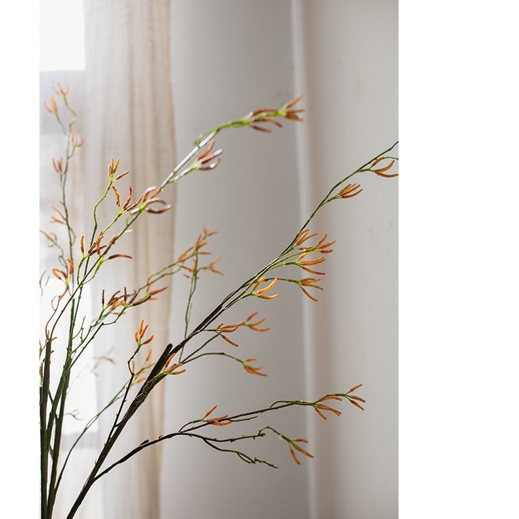 Tige artificielle de carex style Zen japonais, hauteur 131,8 cm