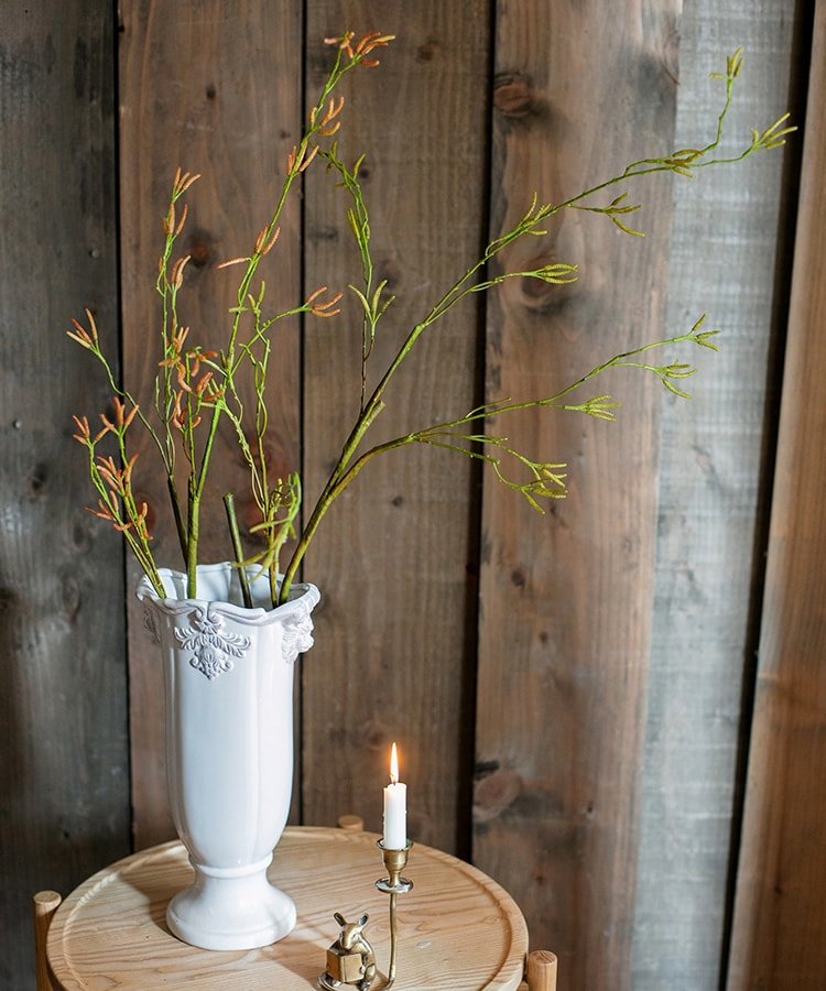 Tige artificielle de carex style Zen japonais, hauteur 131,8 cm