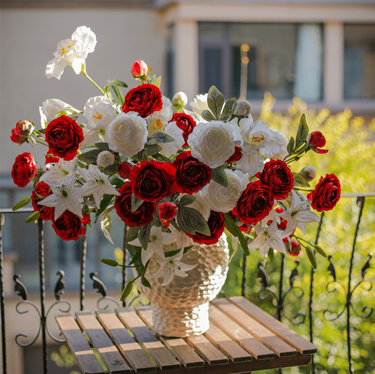 Tige de pivoine en soie artificielle, 68,5 cm de hauteur