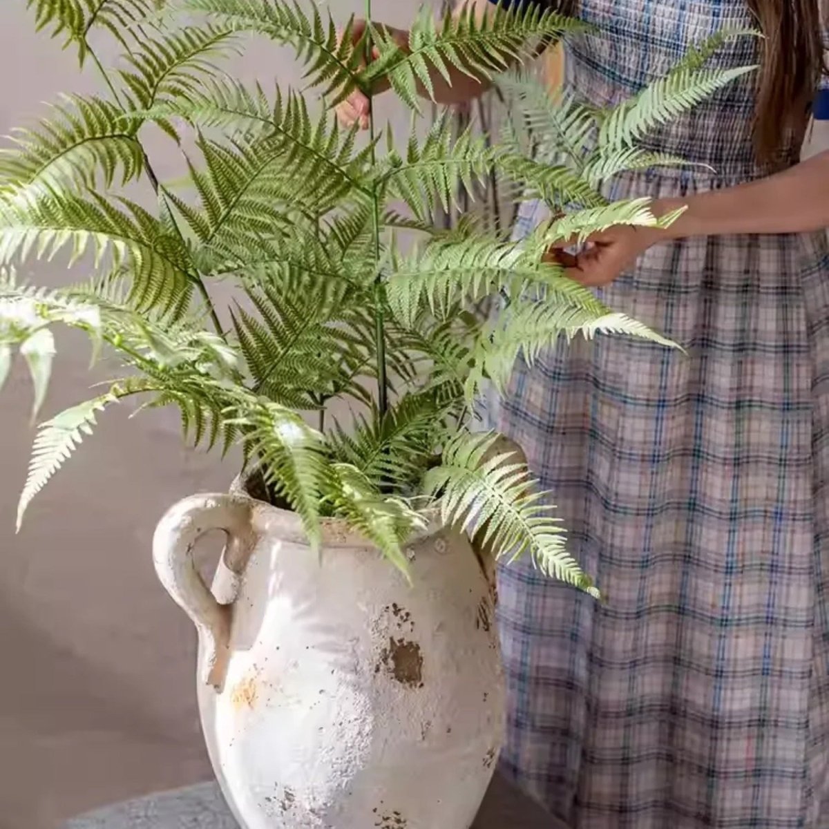 Stelo artificiale di foglia di felce alta