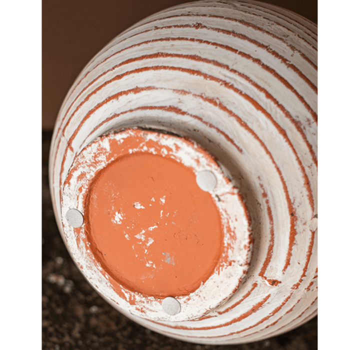 Vase jardinière en terre cuite avec anses
