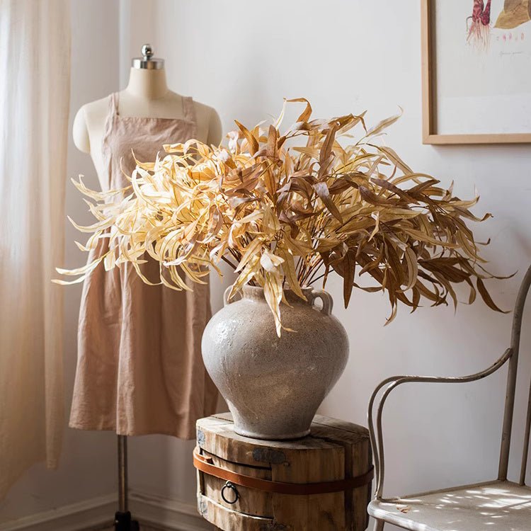 Tige d'eucalyptus « Murmures d'automne » de 84 cm de haut