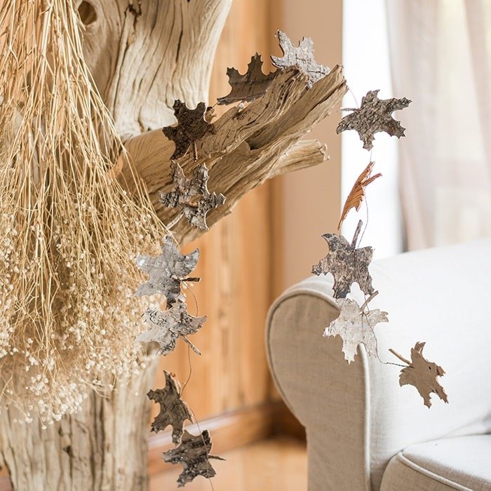 Guirlande décorative de Noël aux formes variées