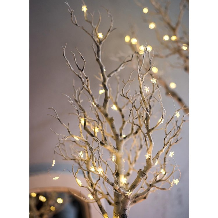 Sapin de Noël artificiel blanc givré