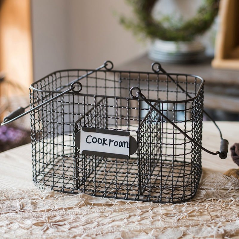Panier organisateur de fils multifonctionnel Zakka
