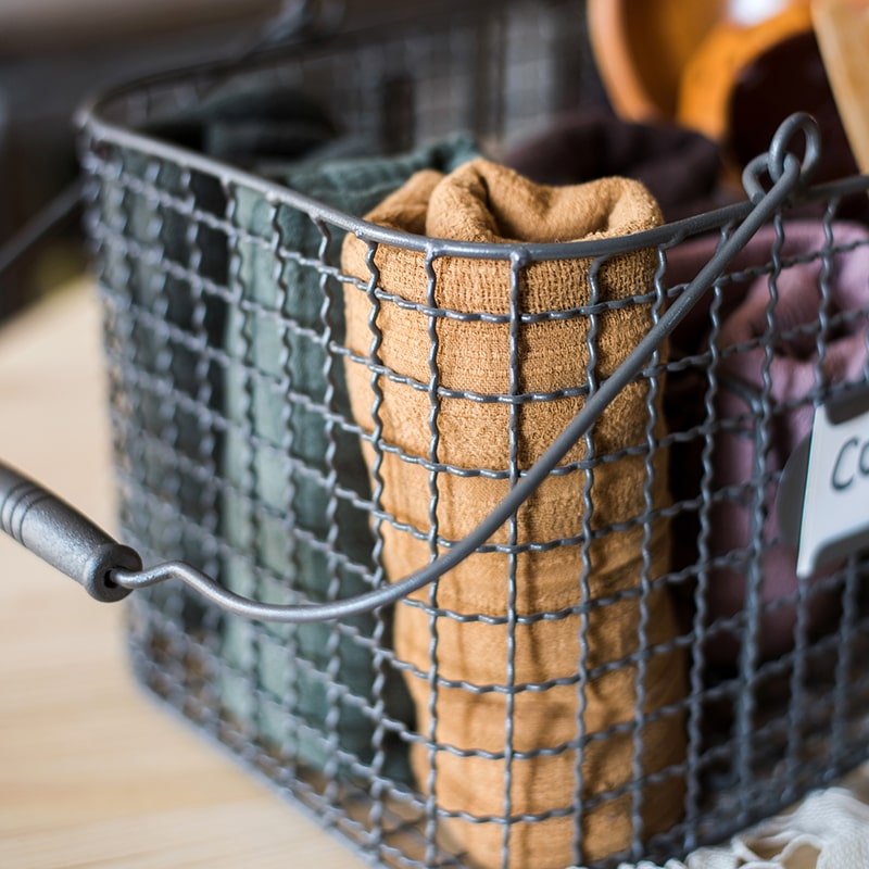 Panier organisateur de fils multifonctionnel Zakka