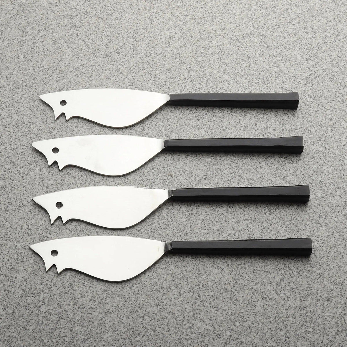 ENSEMBLE DE 4 SPATULES/COUTEAUX À FROMAGE JASON RATONCITO