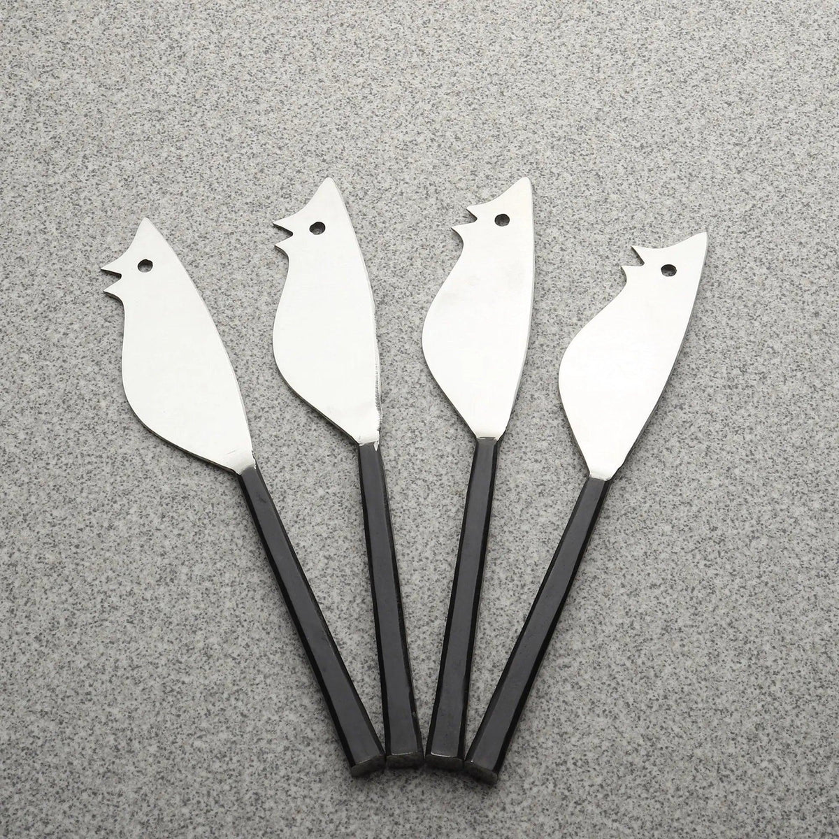 ENSEMBLE DE 4 SPATULES/COUTEAUX À FROMAGE JASON RATONCITO