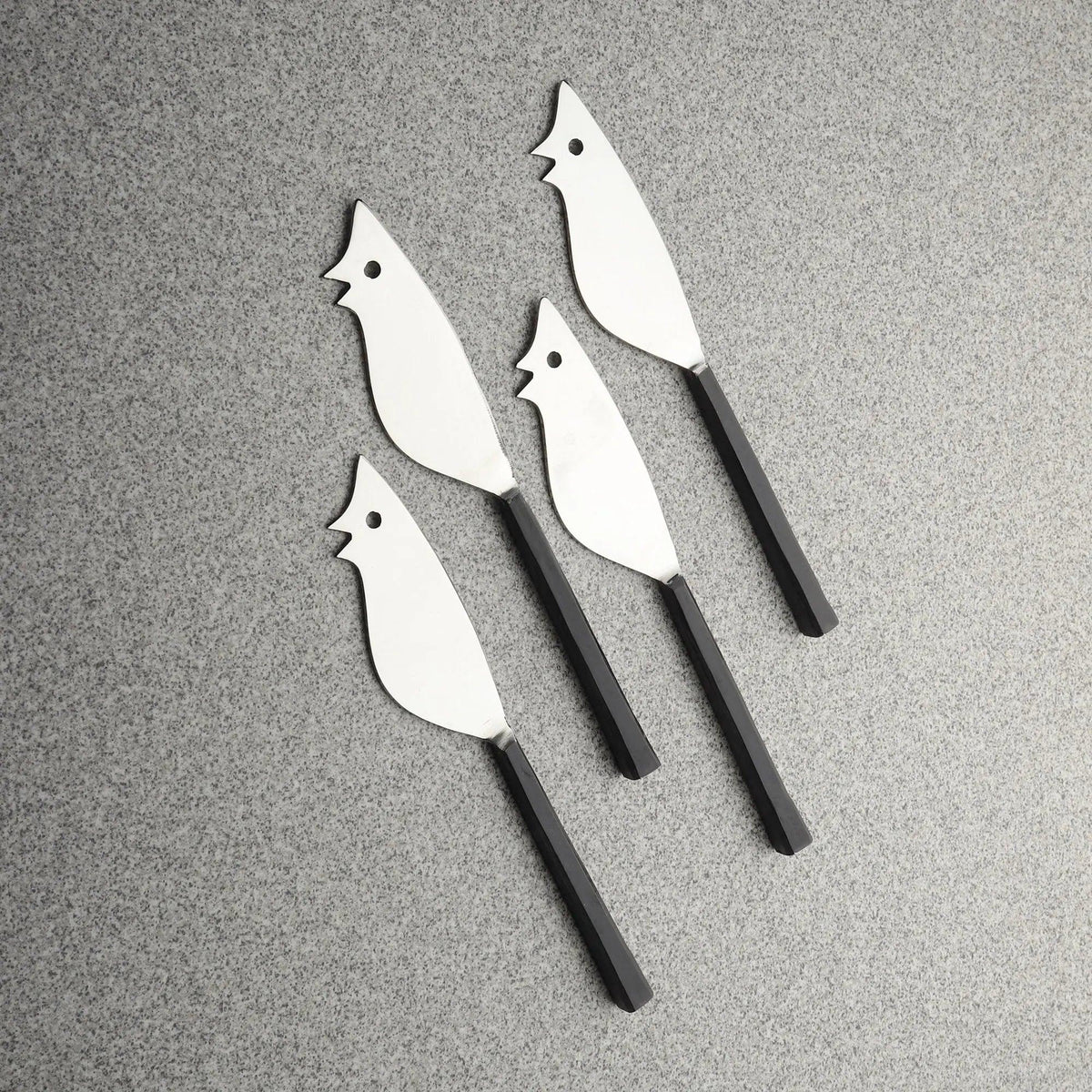 ENSEMBLE DE 4 SPATULES/COUTEAUX À FROMAGE JASON RATONCITO
