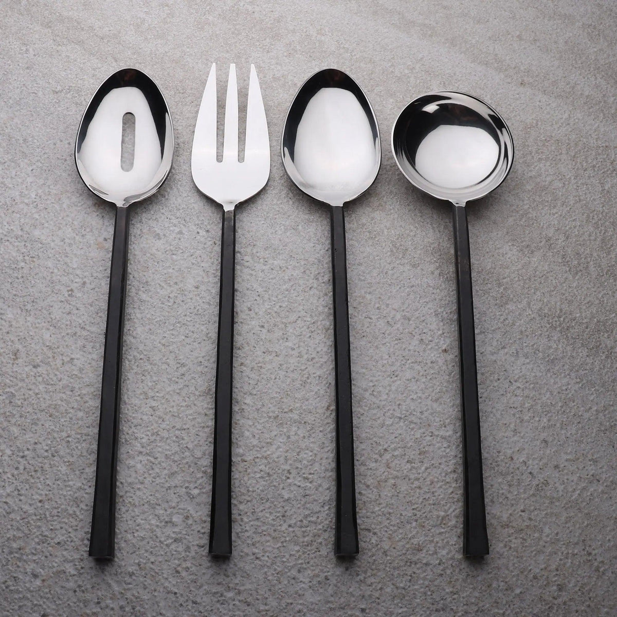 SET DA 4 PEZZI JASON BLACK PER HOSTESS