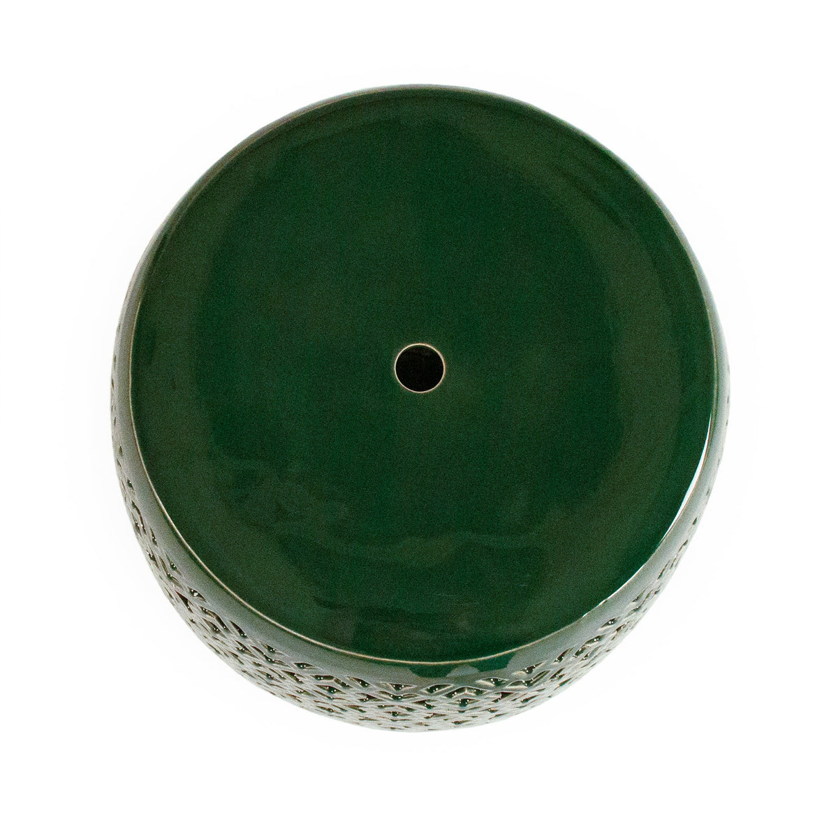 Lorin Ceramic Garden Stool Teal
