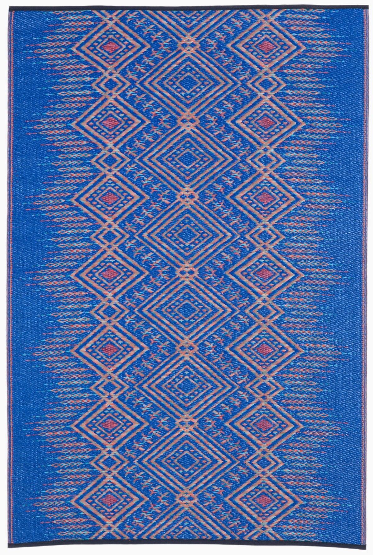 Jodhpur - Multi Blue Geometric Outdoor Rug for Patio
