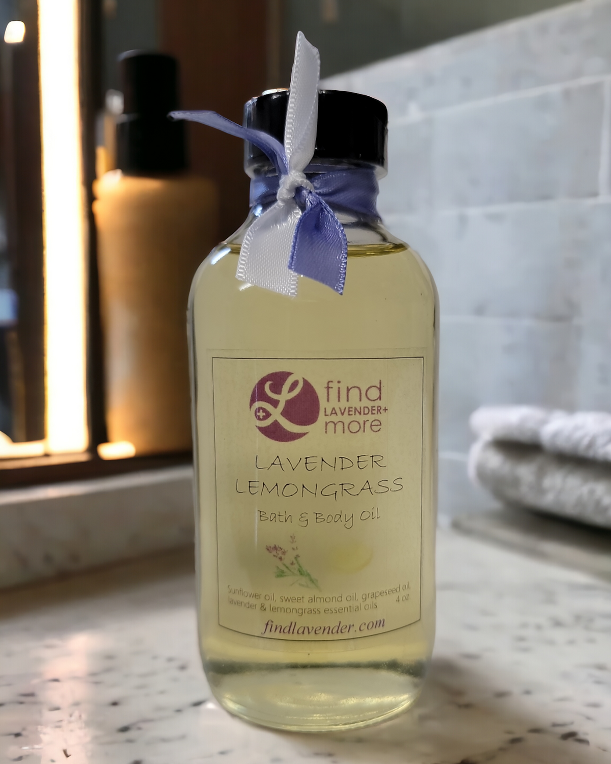 Huile de massage à la lavande, soin corporel naturel, aromathérapie, huile essentielle