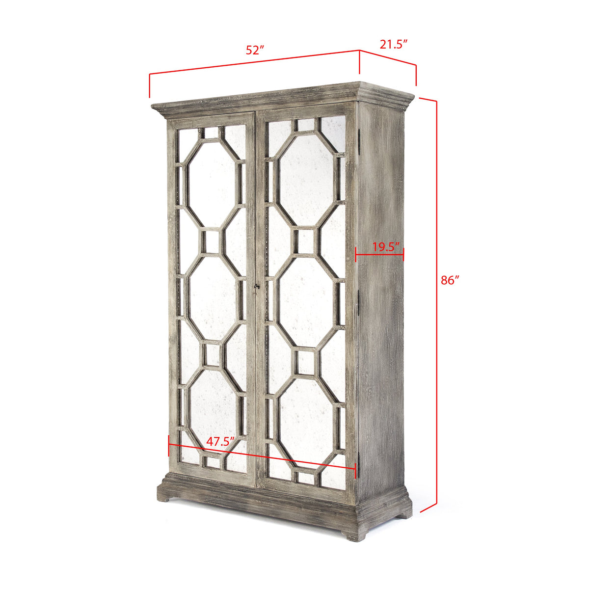 Gerald Pine Plywood Cabinet