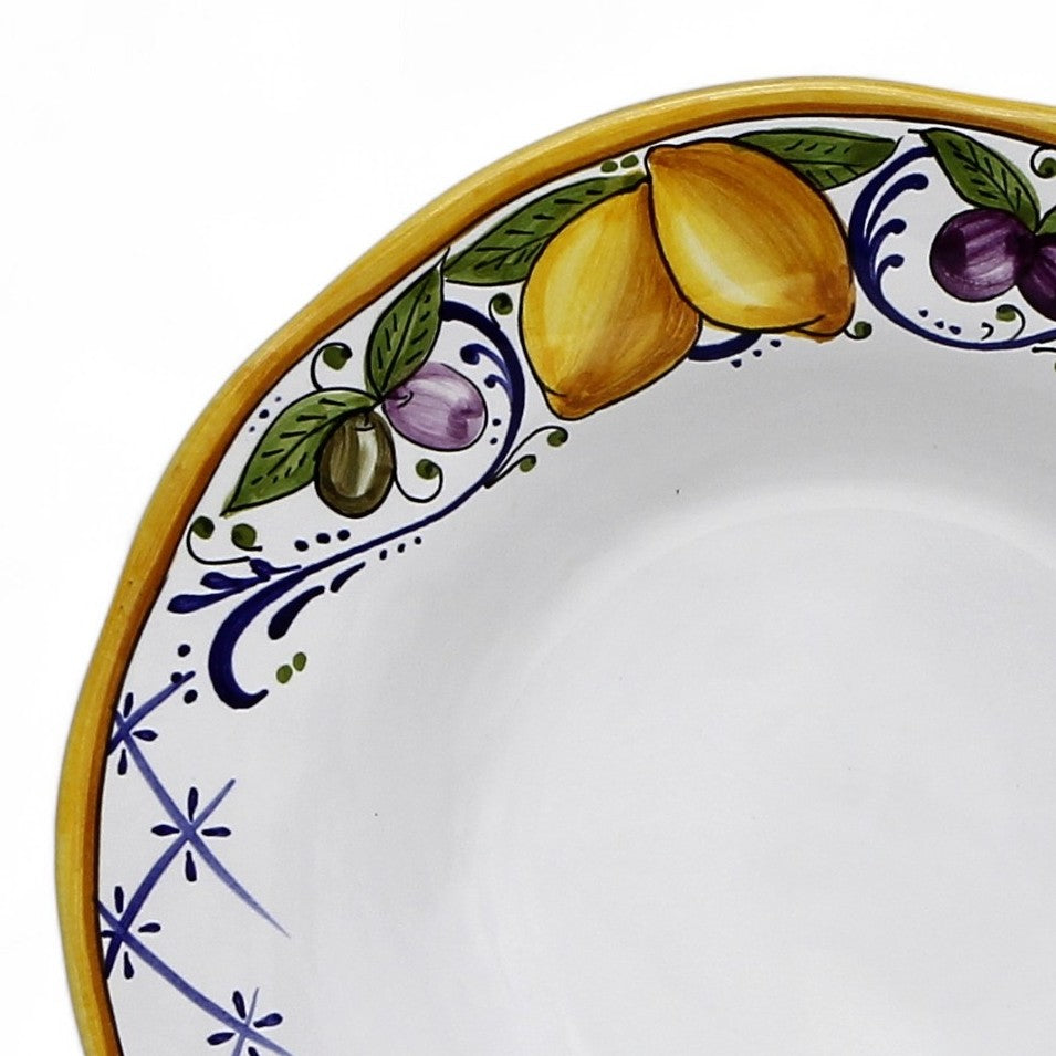 LIMONI POSITANO : Assiette à rebord pour pâtes/soupe