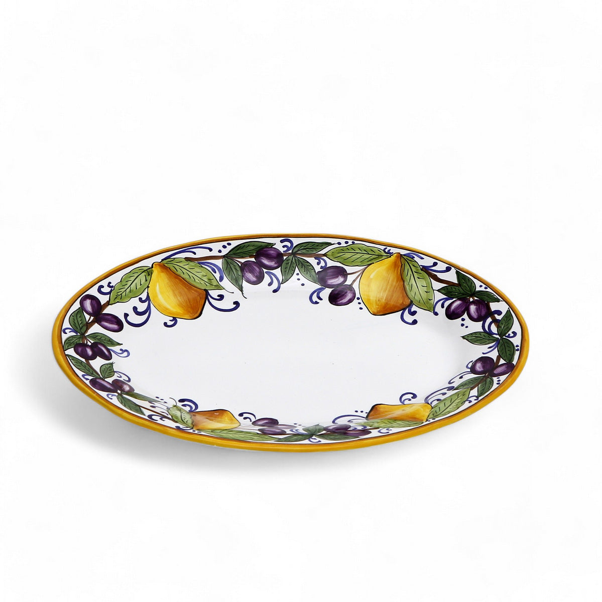 LIMONI POSITANO : Assiette ovale