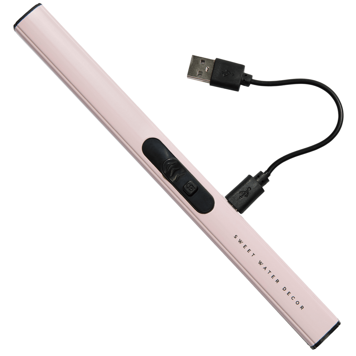 Briquet électrique rose poudré
