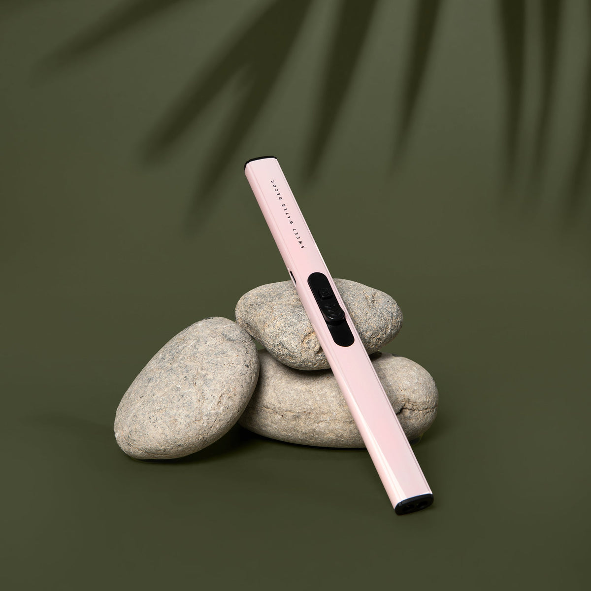 Briquet électrique rose poudré