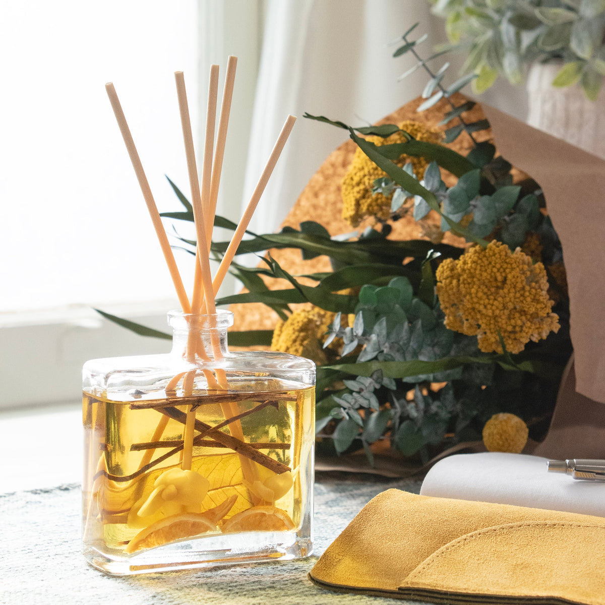 Diffusore a bastoncini scorza di limone e timo