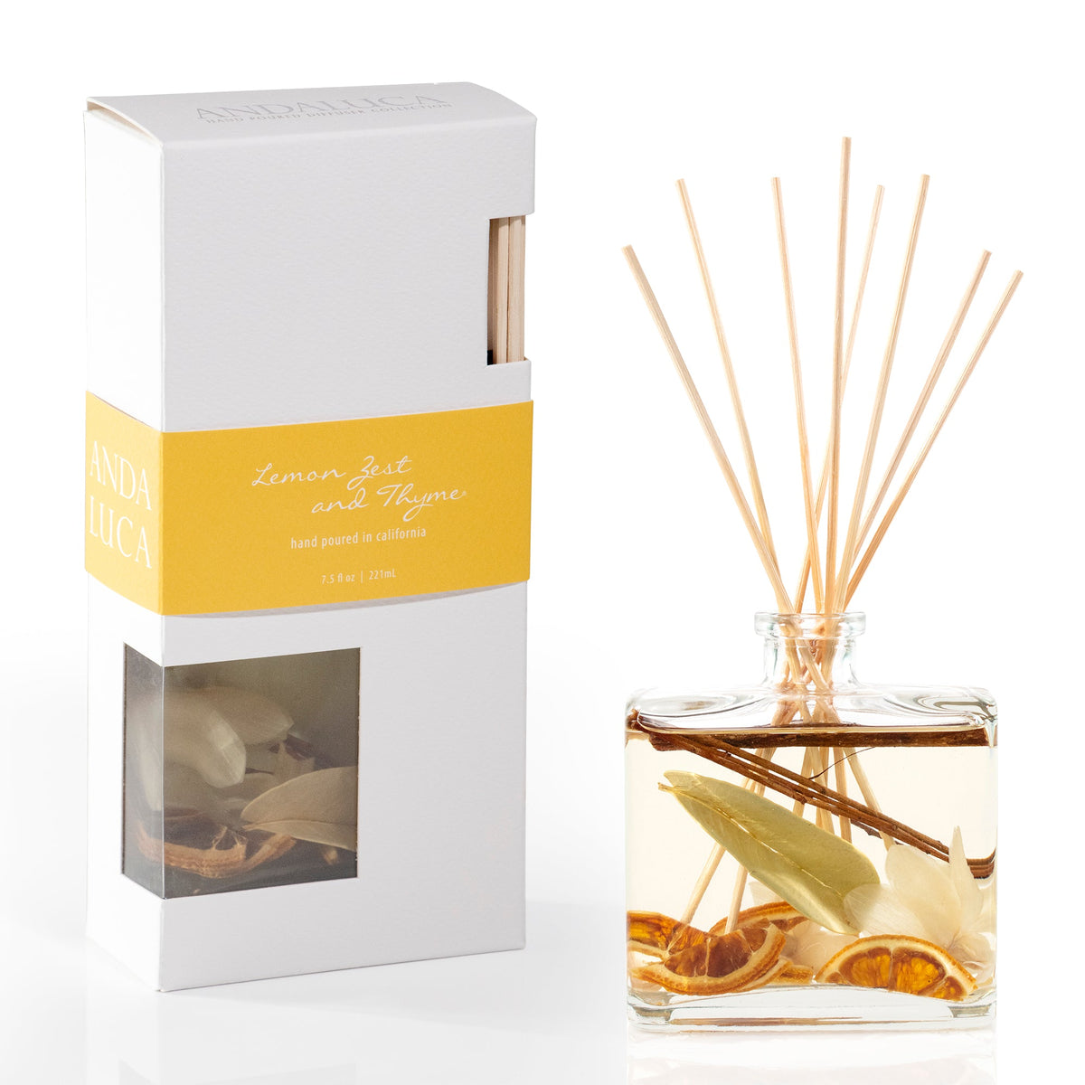 Diffusore a bastoncini scorza di limone e timo