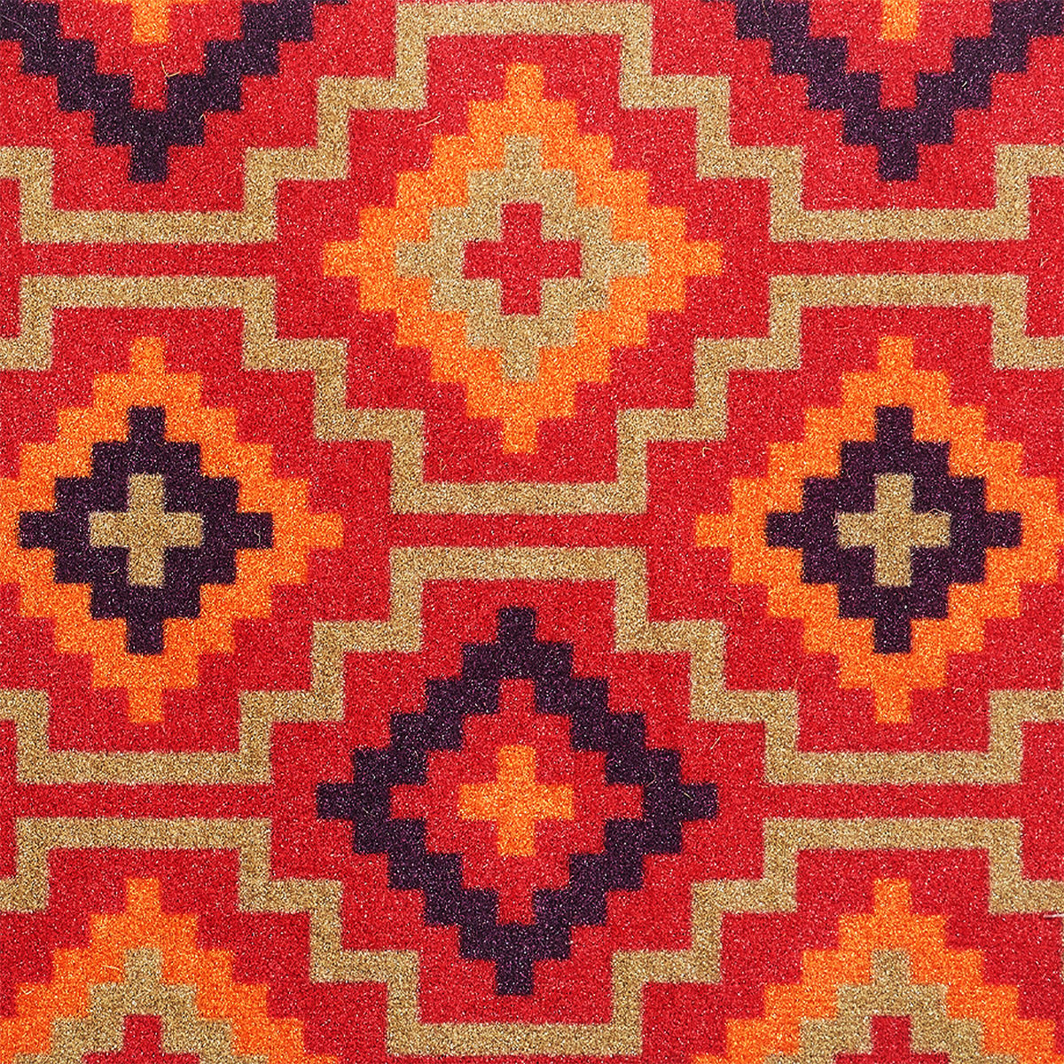 Zerbino in fibra di cocco Lhasa Kilim - Rosso