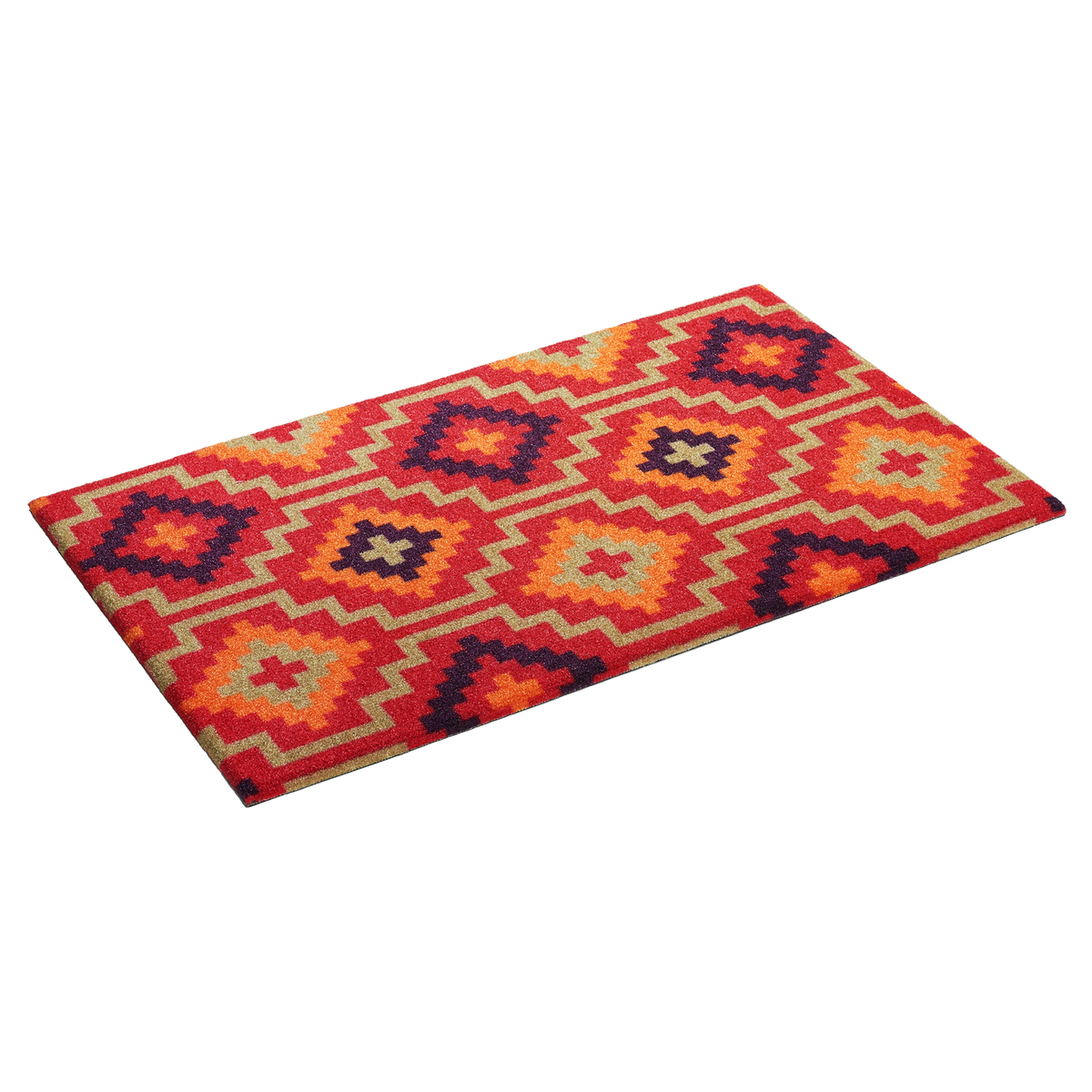Zerbino in fibra di cocco Lhasa Kilim - Rosso