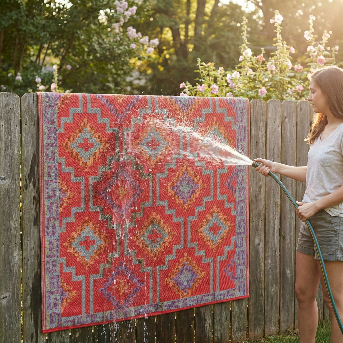 Lhasa - Geometric Outdoor Rug for Patio