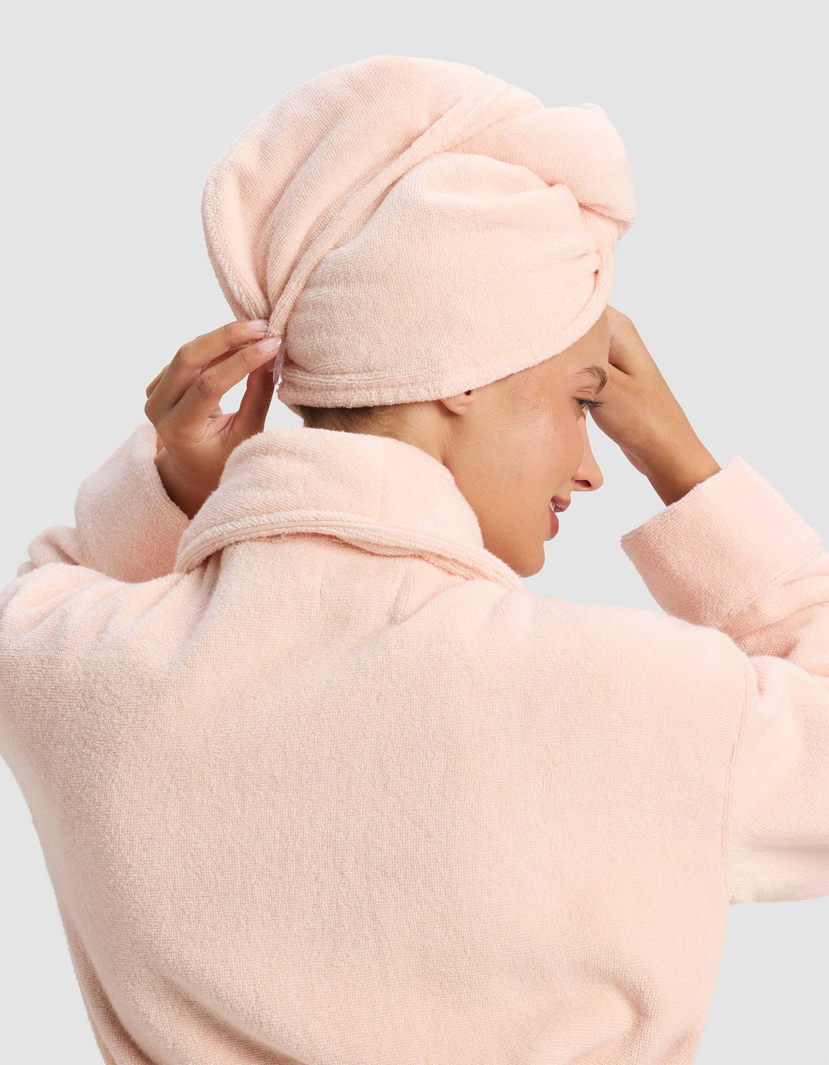 Serviette à cheveux de luxe