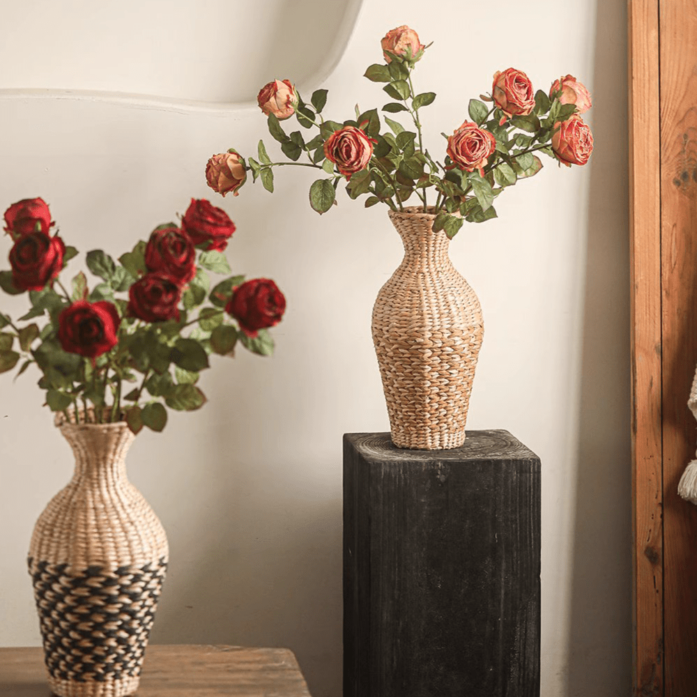 Gambo di rosa artificiale singola, altezza 73 cm