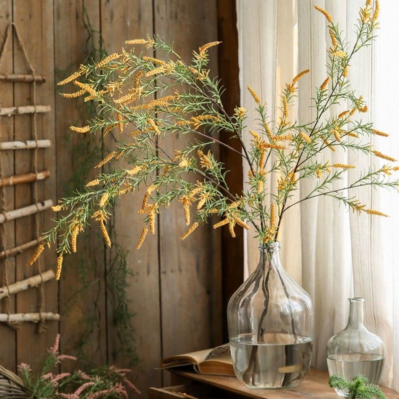 Stelo di rosmarino artificiale grande, altezza 124 cm