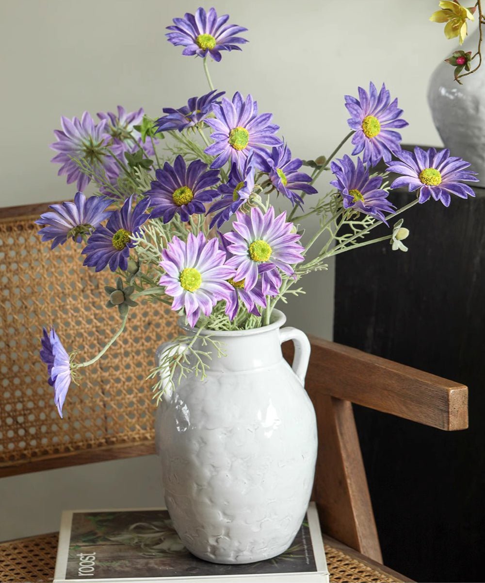 Tige de chrysanthème d'été violette de 60 cm de hauteur