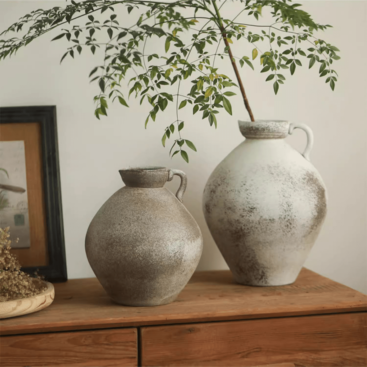 Vase en céramique étanche à une anse
