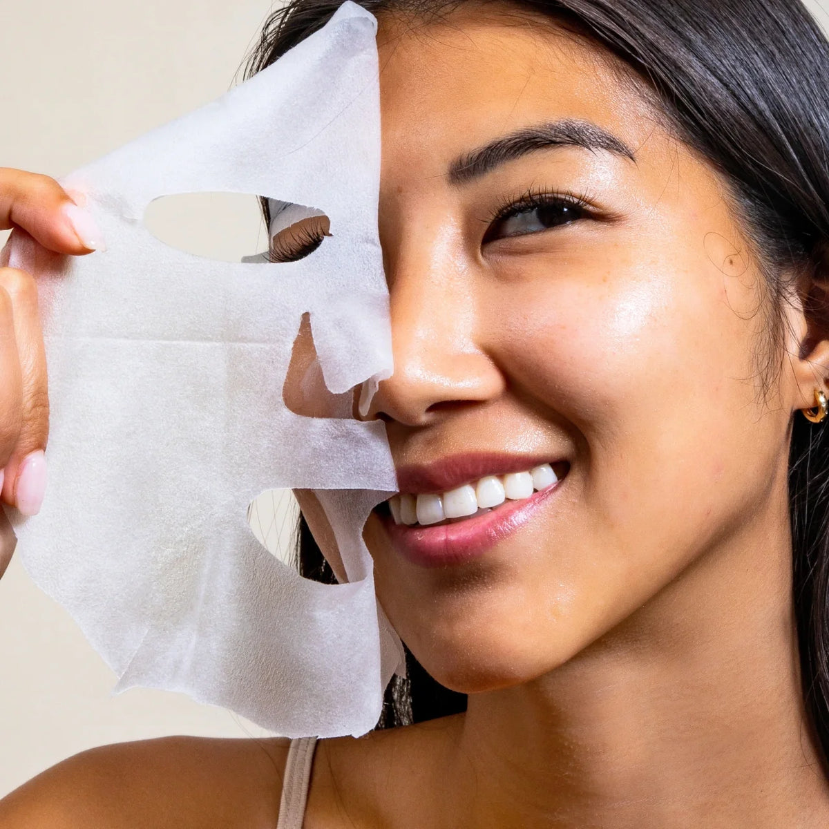 Maschera in tessuto idratante