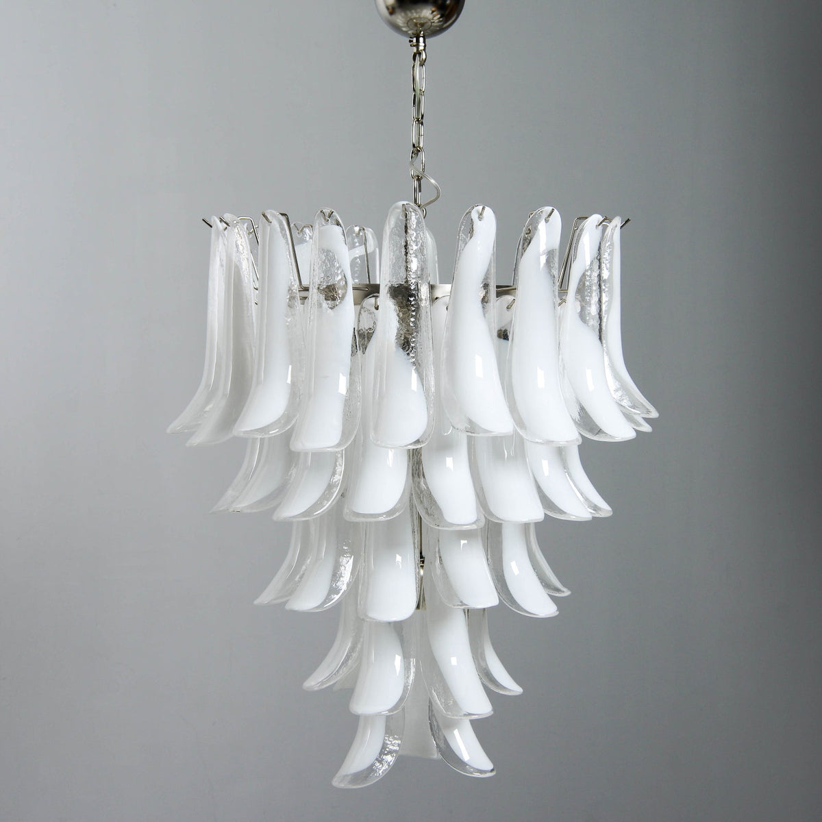 Mid Century Petals Murano Chandelier