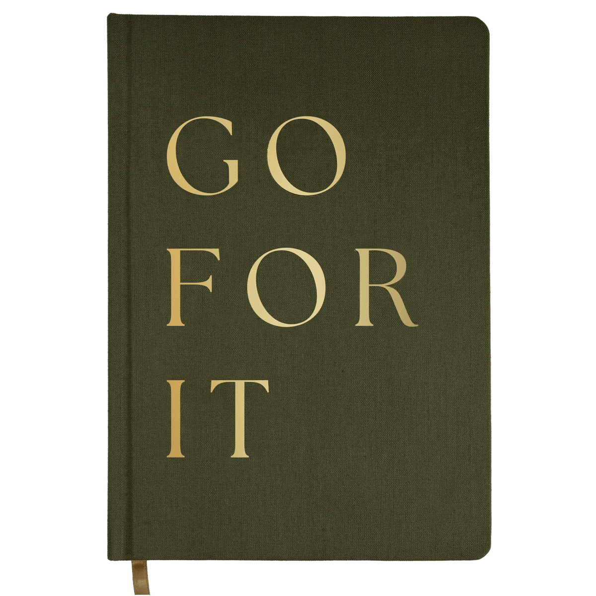 Journal en tissu Go For It