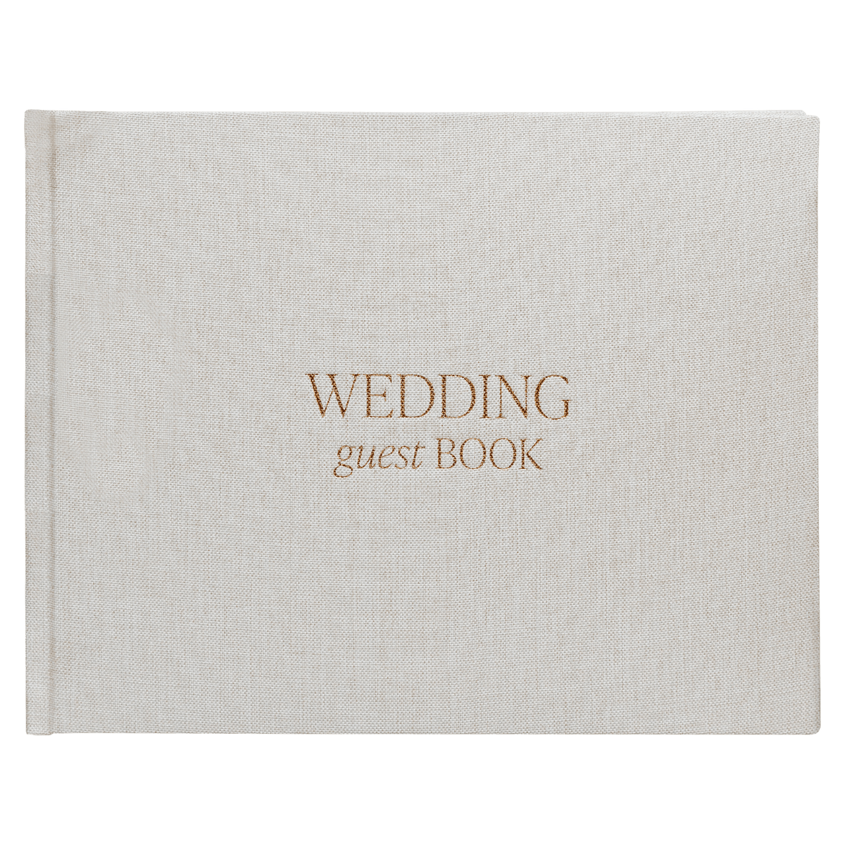 Livre d'or de mariage beige