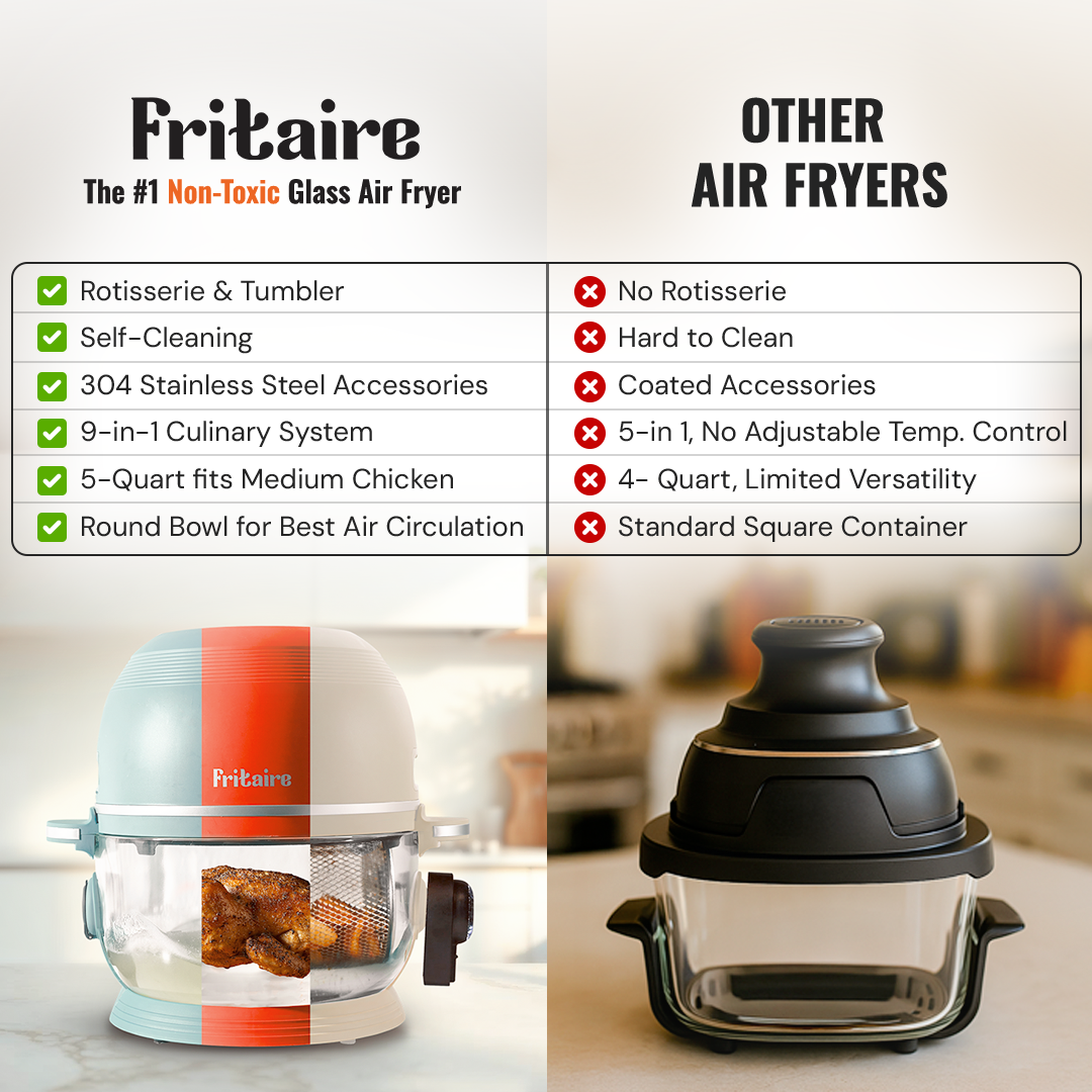 Friggitrice ad aria autopulente™ & Friggitrice ad aria atossica™ - Rosa malva