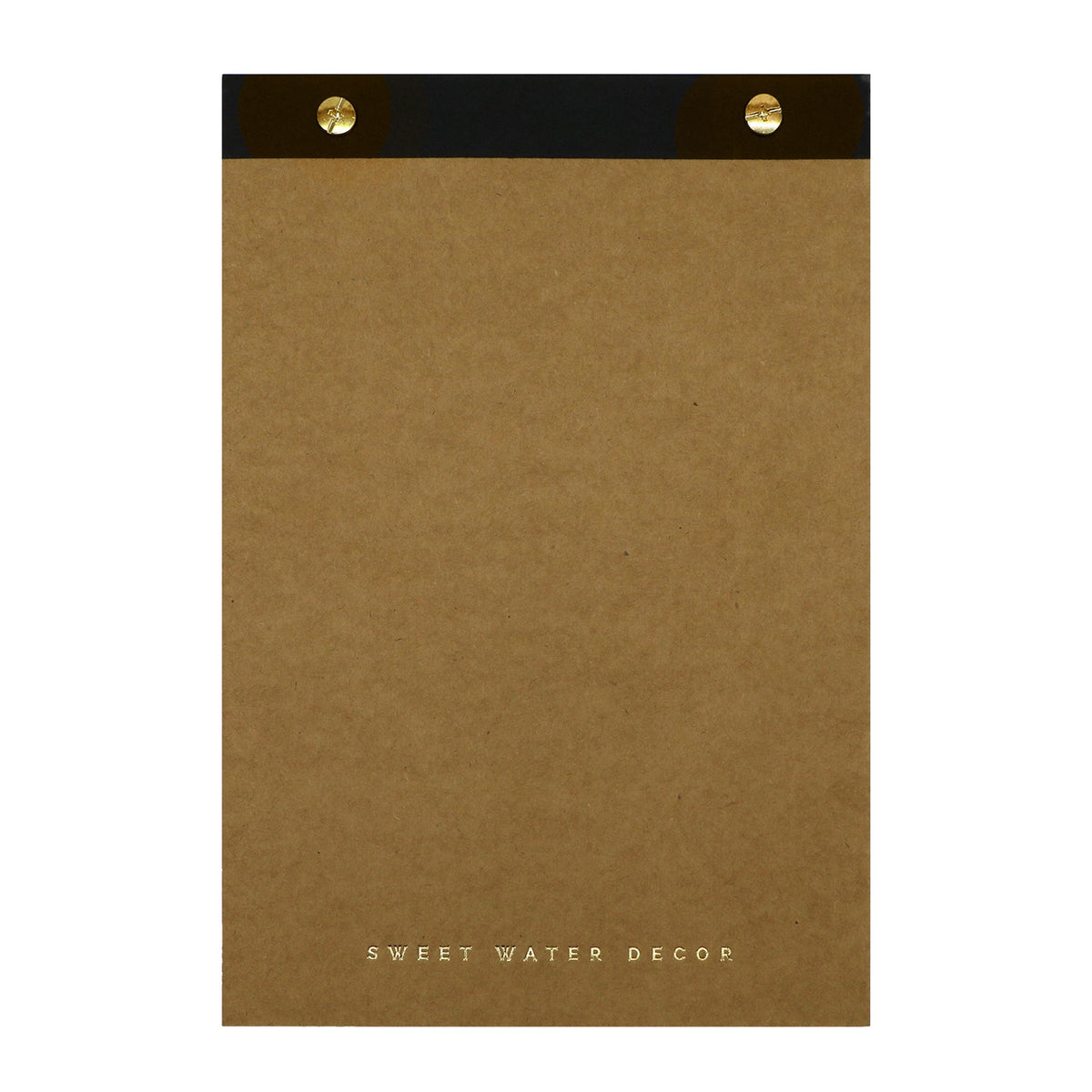 Bloc-notes basique à rivet doré
