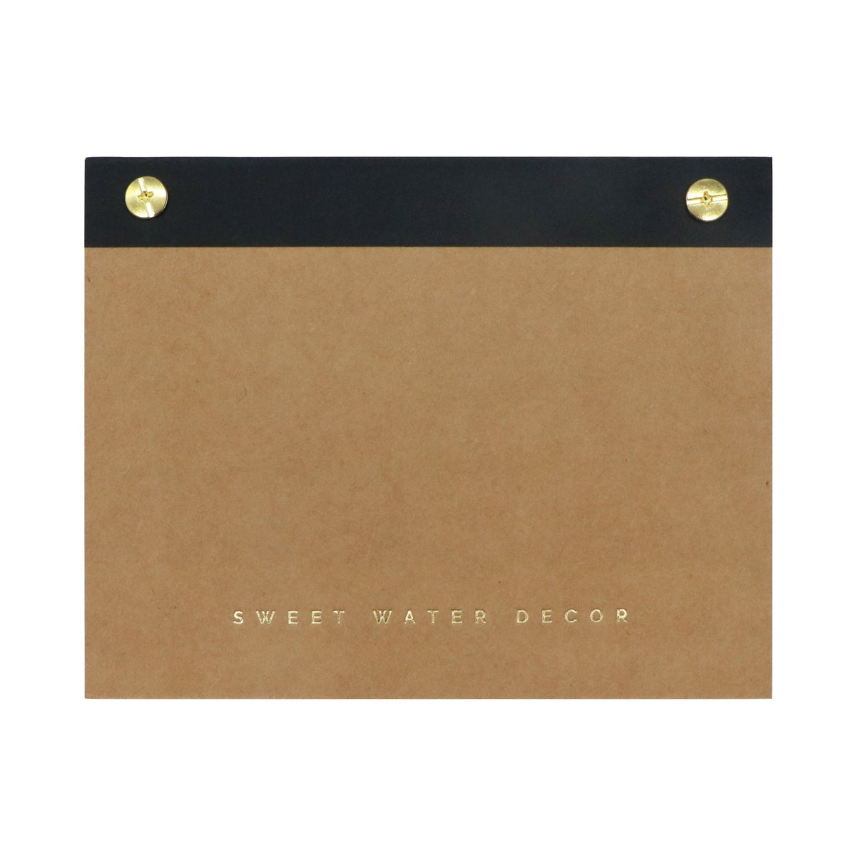 Bloc-notes base con rivetto dorato piccolo